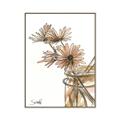 Picture of Linen Daisies _GroupedProduct_Rectangle_Portrait_Canvas_Framed_