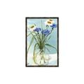 Picture of Street Flower In Bottle Water _GroupedProduct_Rectangle_Portrait_Canvas_Framed_
