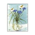 Picture of Street Flower In Bottle Water _GroupedProduct_Rectangle_Portrait_Canvas_Framed_