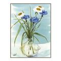Picture of Street Flower In Bottle Water _GroupedProduct_Rectangle_Portrait_Canvas_Framed_