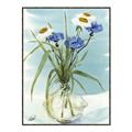 Picture of Street Flower In Bottle Water _GroupedProduct_Rectangle_Portrait_Canvas_Framed_