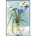 Picture of Street Flower In Bottle Water _GroupedProduct_Rectangle_Portrait_Canvas_Framed_