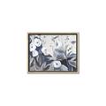 Picture of Modern Blue Floral _GroupedProduct_Rectangle_Landscape_Canvas_Framed_