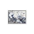 Picture of Modern Blue Floral _GroupedProduct_Rectangle_Landscape_Canvas_Framed_