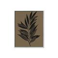 Picture of Silhouette Leaves _GroupedProduct_Rectangle_Portrait_Canvas_Framed_