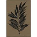 Picture of Silhouette Leaves _GroupedProduct_Rectangle_Portrait_Canvas_Framed_