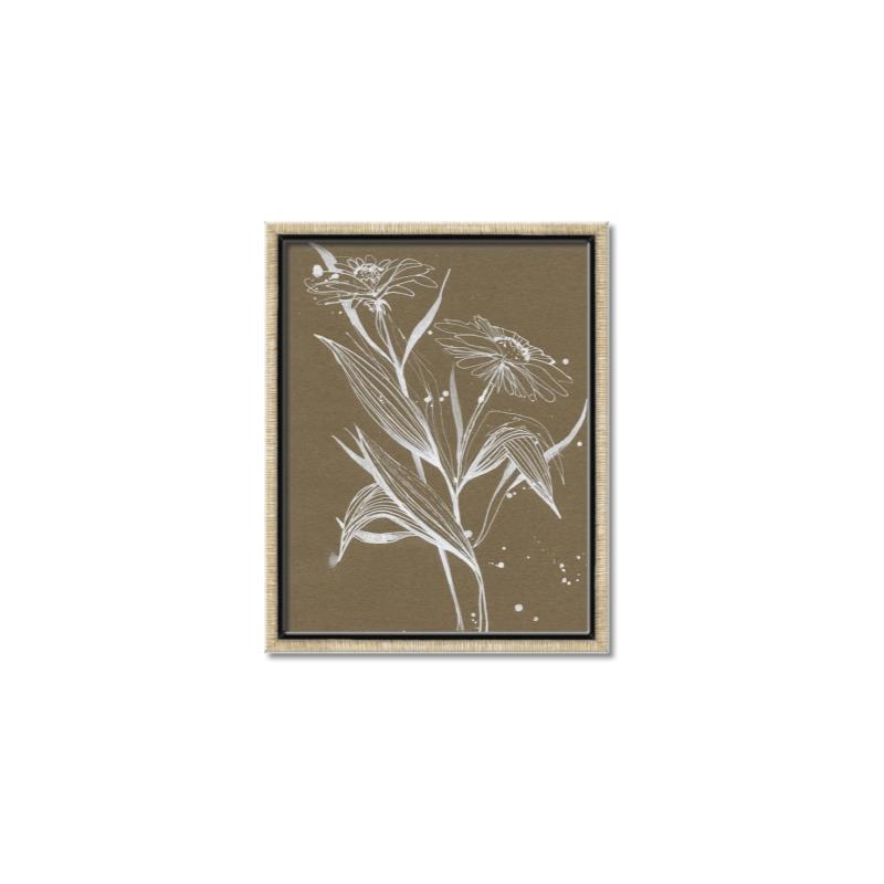 Picture of Neutral Plant  III _GroupedProduct_Rectangle_Portrait_Canvas_Framed_