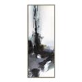 Picture of Black Abstract _GroupedProduct_Panel_Portrait_Canvas_Framed_