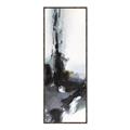 Picture of Black Abstract _GroupedProduct_Panel_Portrait_Canvas_Framed_