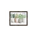Picture of Pots With Flower I _GroupedProduct_Rectangle_Landscape_Canvas_Framed_