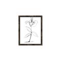 Picture of Single Flower VIII _GroupedProduct_Rectangle_Portrait_Canvas_Framed_