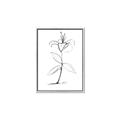 Picture of Single Flower VIII _GroupedProduct_Rectangle_Portrait_Canvas_Framed_