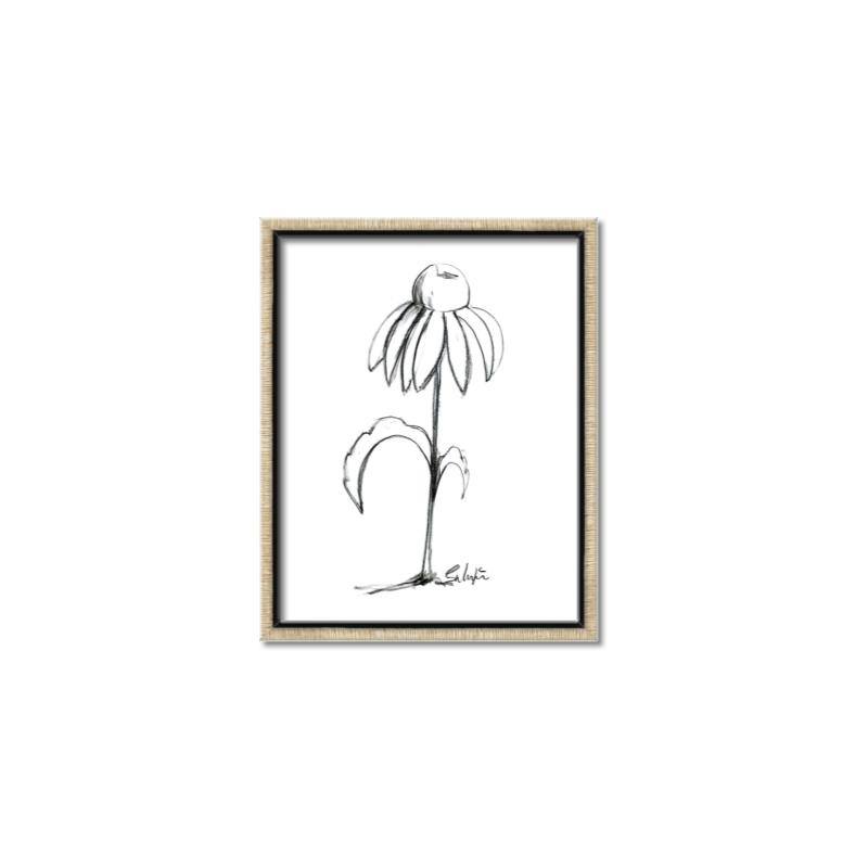 Picture of Single Flower IV _GroupedProduct_Rectangle_Portrait_Canvas_Framed_
