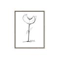 Picture of Single Flower II  _GroupedProduct_Rectangle_Portrait_Canvas_Framed_
