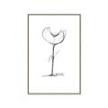 Picture of Single Flower II  _GroupedProduct_Rectangle_Portrait_Canvas_Framed_
