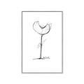 Picture of Single Flower II  _GroupedProduct_Rectangle_Portrait_Canvas_Framed_