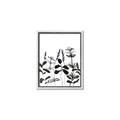 Picture of Silhouette Leaves I  _GroupedProduct_Rectangle_Portrait_Canvas_Framed_