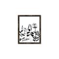 Picture of Silhouette Leaves I  _GroupedProduct_Rectangle_Portrait_Canvas_Framed_