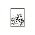 Picture of Silhouette Leaves I  _GroupedProduct_Rectangle_Portrait_Canvas_Framed_