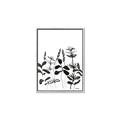Picture of Silhouette Leaves I  _GroupedProduct_Rectangle_Portrait_Canvas_Framed_