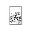 Picture of Silhouette Leaves I  _GroupedProduct_Rectangle_Portrait_Canvas_Framed_