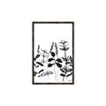 Picture of Silhouette Leaves I  _GroupedProduct_Rectangle_Portrait_Canvas_Framed_