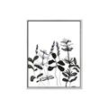 Picture of Silhouette Leaves I  _GroupedProduct_Rectangle_Portrait_Canvas_Framed_