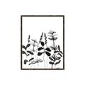 Picture of Silhouette Leaves I  _GroupedProduct_Rectangle_Portrait_Canvas_Framed_