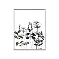 Picture of Silhouette Leaves I  _GroupedProduct_Rectangle_Portrait_Canvas_Framed_