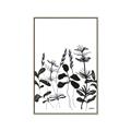 Picture of Silhouette Leaves I  _GroupedProduct_Rectangle_Portrait_Canvas_Framed_