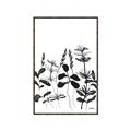 Picture of Silhouette Leaves I  _GroupedProduct_Rectangle_Portrait_Canvas_Framed_