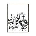 Picture of Silhouette Leaves I  _GroupedProduct_Rectangle_Portrait_Canvas_Framed_