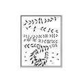 Picture of Silhouette Leaves III _GroupedProduct_Rectangle_Portrait_Canvas_Framed_