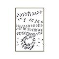 Picture of Silhouette Leaves III _GroupedProduct_Rectangle_Portrait_Canvas_Framed_