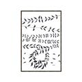 Picture of Silhouette Leaves III _GroupedProduct_Rectangle_Portrait_Canvas_Framed_
