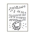 Picture of Silhouette Leaves III _GroupedProduct_Rectangle_Portrait_Canvas_Framed_