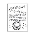 Picture of Silhouette Leaves III _GroupedProduct_Rectangle_Portrait_Canvas_Framed_
