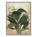 Picture of Tropical Greens _GroupedProduct_Rectangle_Portrait_Canvas_Framed_