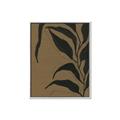 Picture of Silhouette Corn Leaves _GroupedProduct_Rectangle_Portrait_Canvas_Framed_