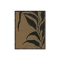 Picture of Silhouette Corn Leaves _GroupedProduct_Rectangle_Portrait_Canvas_Framed_
