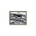 Picture of Seascape Sketch _GroupedProduct_Rectangle_Landscape_Canvas_Framed_