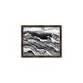 Picture of Seascape Sketch _GroupedProduct_Rectangle_Landscape_Canvas_Framed_