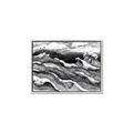 Picture of Seascape Sketch _GroupedProduct_Rectangle_Landscape_Canvas_Framed_