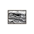 Picture of Seascape Sketch _GroupedProduct_Rectangle_Landscape_Canvas_Framed_