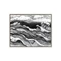 Picture of Seascape Sketch _GroupedProduct_Rectangle_Landscape_Canvas_Framed_