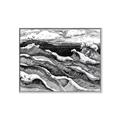 Picture of Seascape Sketch _GroupedProduct_Rectangle_Landscape_Canvas_Framed_
