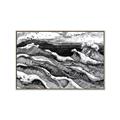 Picture of Seascape Sketch _GroupedProduct_Rectangle_Landscape_Canvas_Framed_