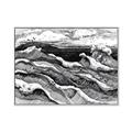Picture of Seascape Sketch _GroupedProduct_Rectangle_Landscape_Canvas_Framed_