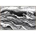 Picture of Seascape Sketch _GroupedProduct_Rectangle_Landscape_Canvas_Framed_