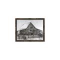 Picture of Gray Wooden Barn _GroupedProduct_Rectangle_Landscape_Canvas_Framed_